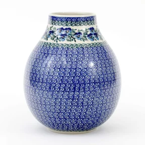 Wazon ceramiczny F14 h-24,5 cm <br> 2273 Kobaltowe bratki